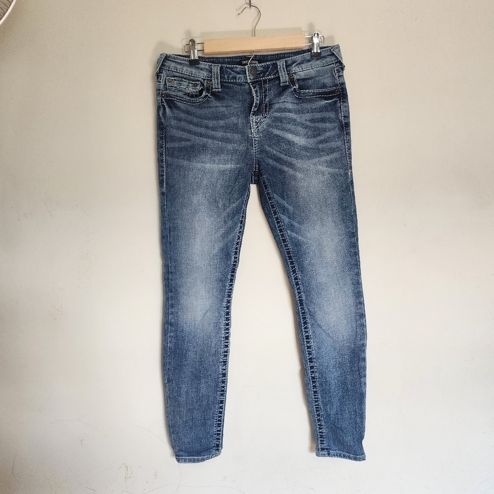 True Religion Halle Mid-rise Super Skinny Jeans size 31